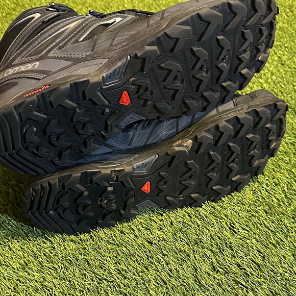 Salomon X GTX Goretex Ortholite Men's Black Athletic Shoes Size 13 - Picture 5 of 5